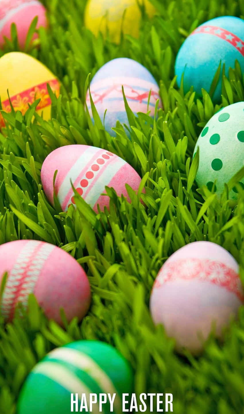 Easter, pastel Easter eggs, colorful patterns, HD Phone Wallpaper