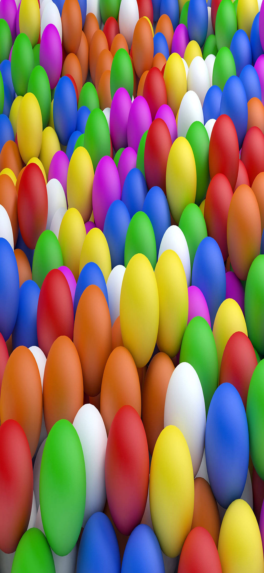 Colorful Easter Eggs, Full HD Phone, glossy, Full HD Phone Wallpaper