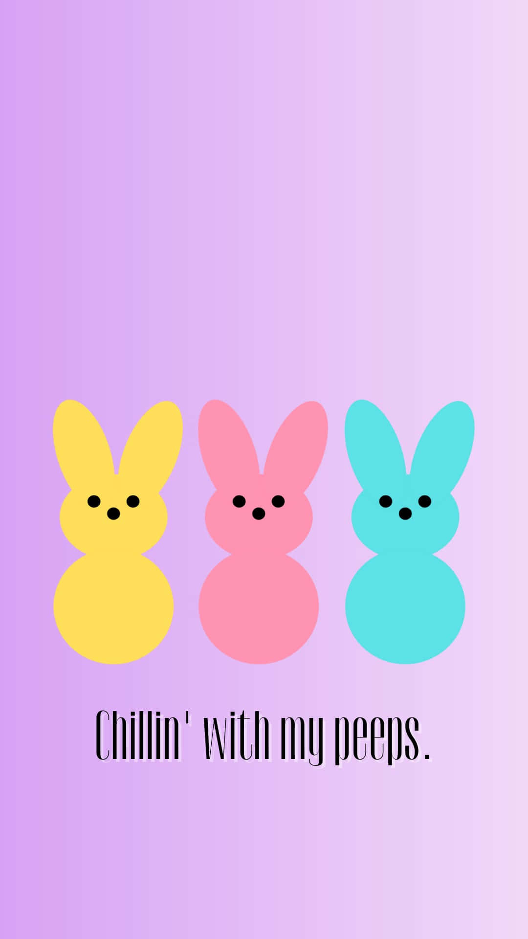 Easter Peeps, yellow, pink, Full HD Phone Wallpaper