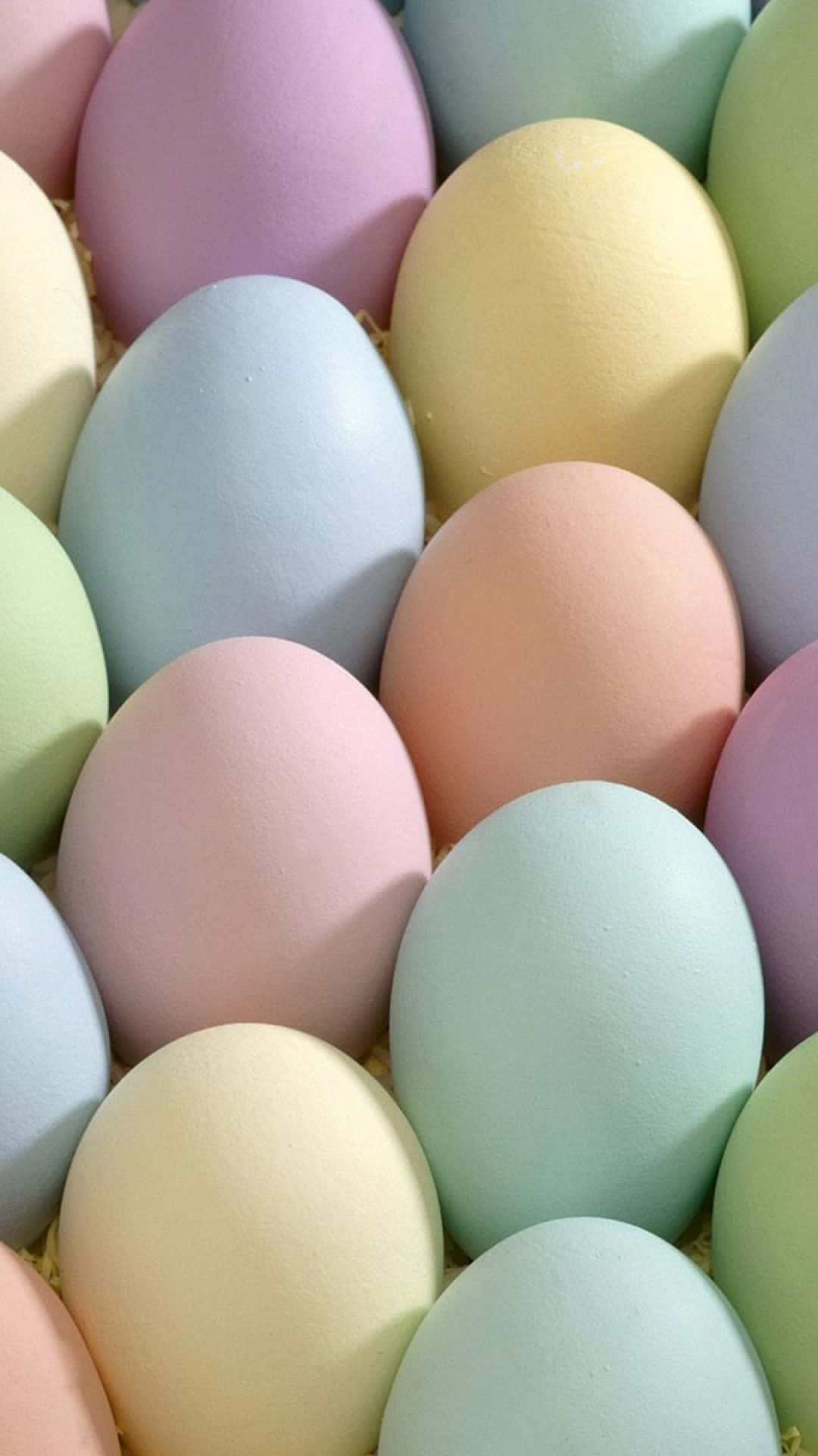 Easter, iPhone, rainbow colored eggs, Full HD Phone Wallpaper