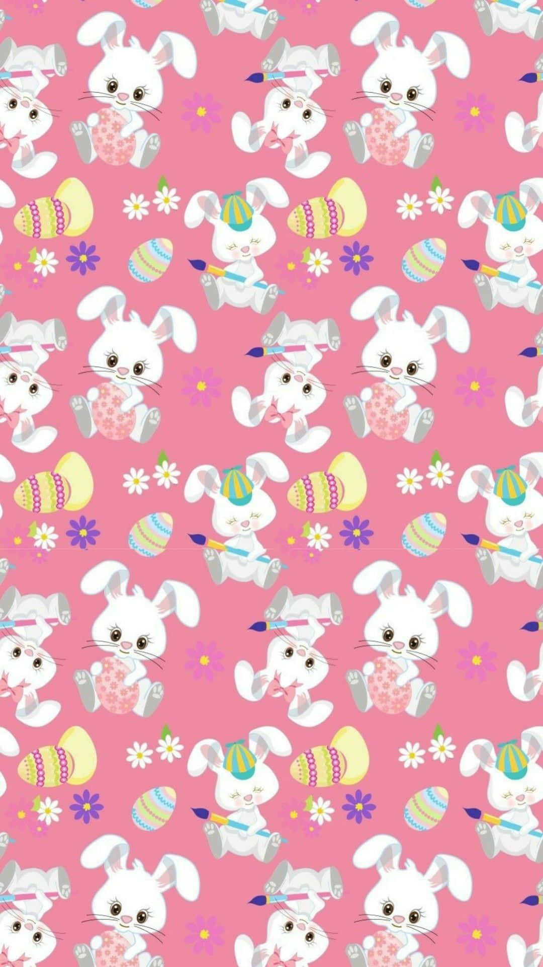 Easter, iPhone, bunnies, Full HD Phone Wallpaper