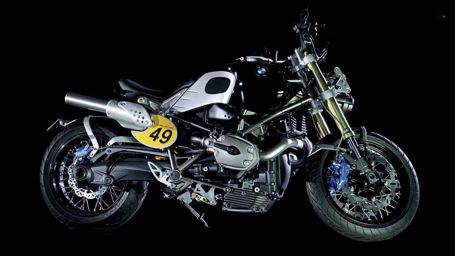 Easy Rider, big black motorcycle, number 49, Full HD Desktop Wallpaper