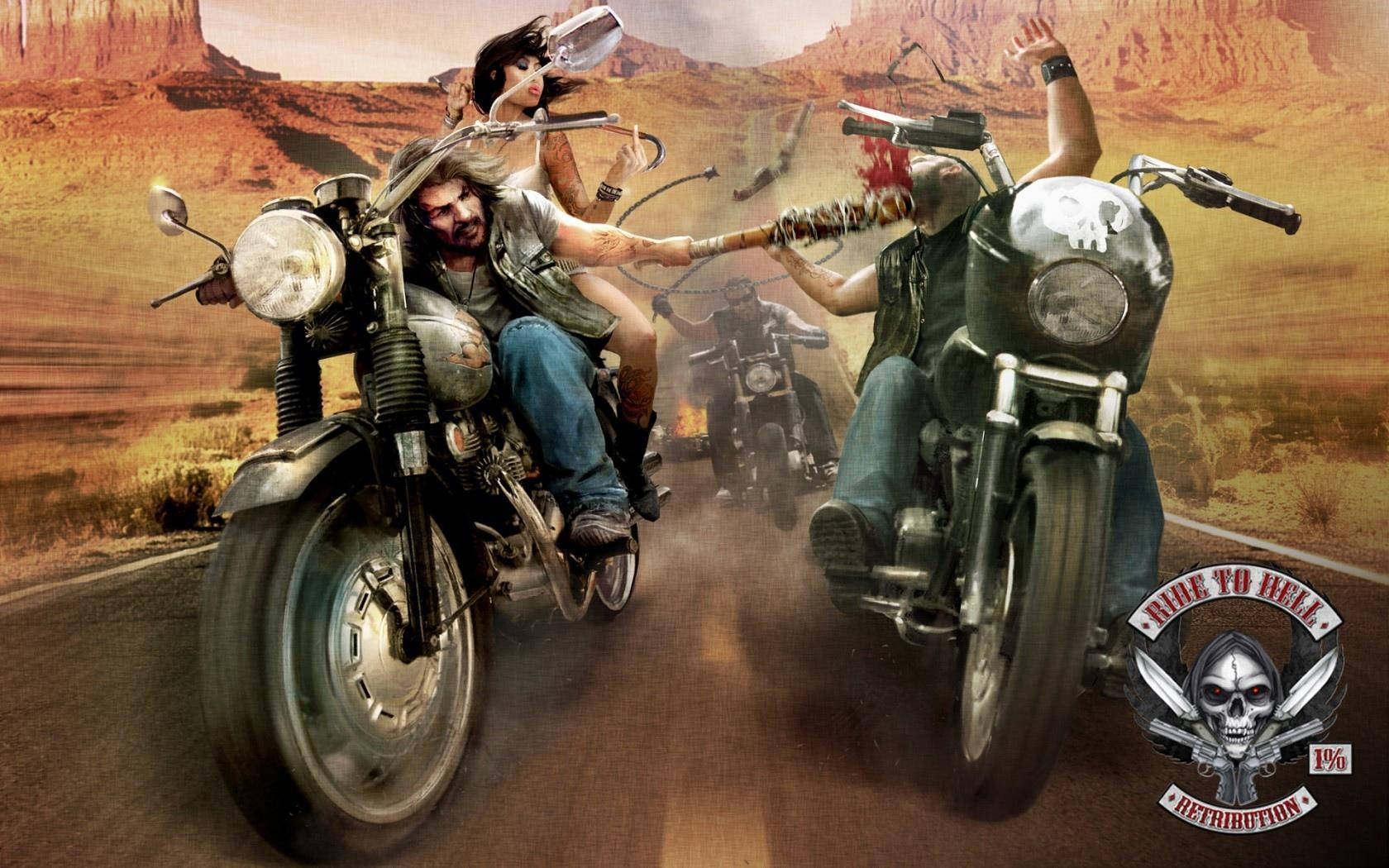 Easy Rider, desert canyon, motorcycles, HD Desktop Wallpaper