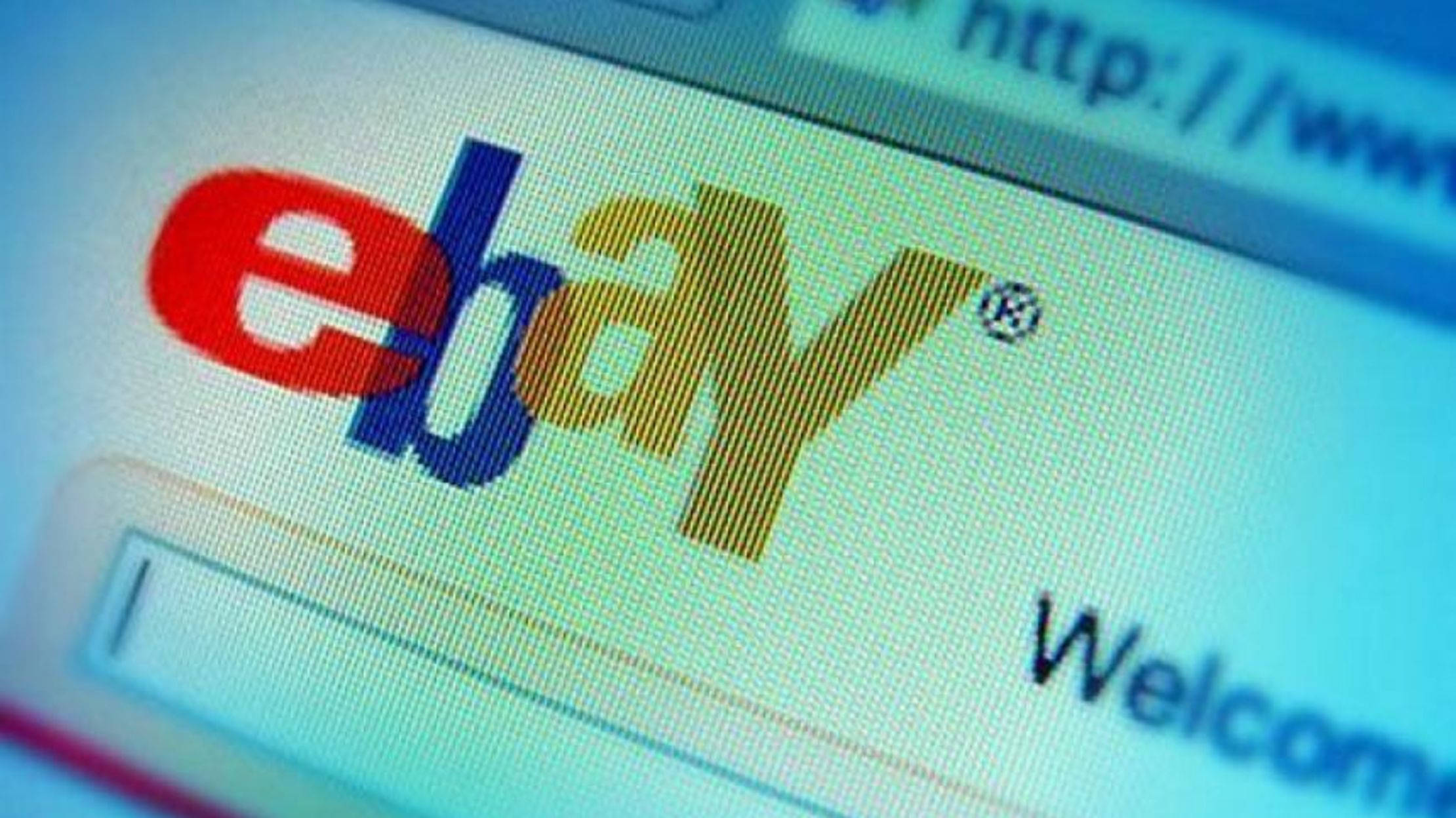 eBay, computer screen, eBay logo, Full HD Desktop Wallpaper