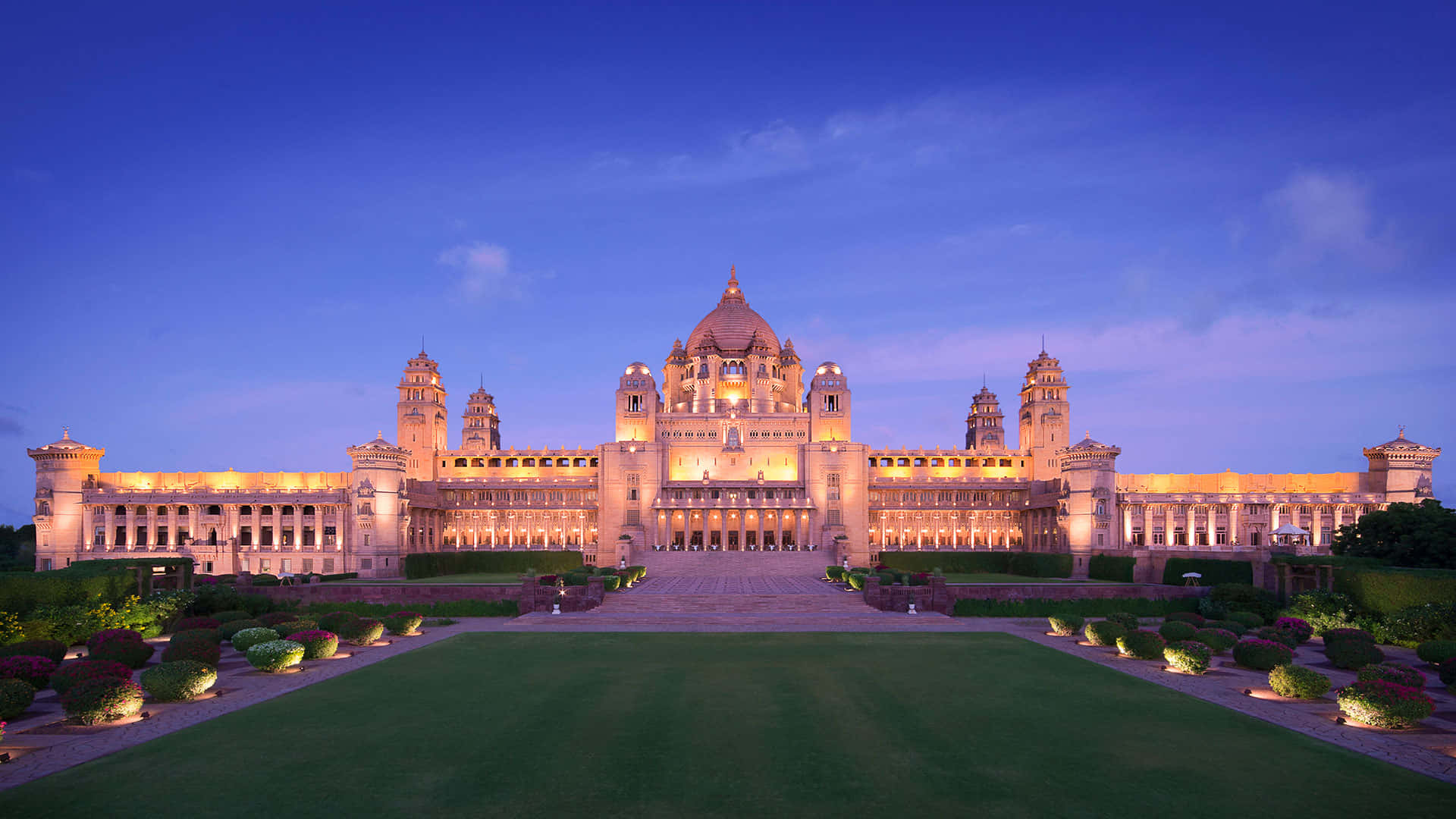 travel and tourism, illuminated palace, domes, Full HD Desktop Wallpaper