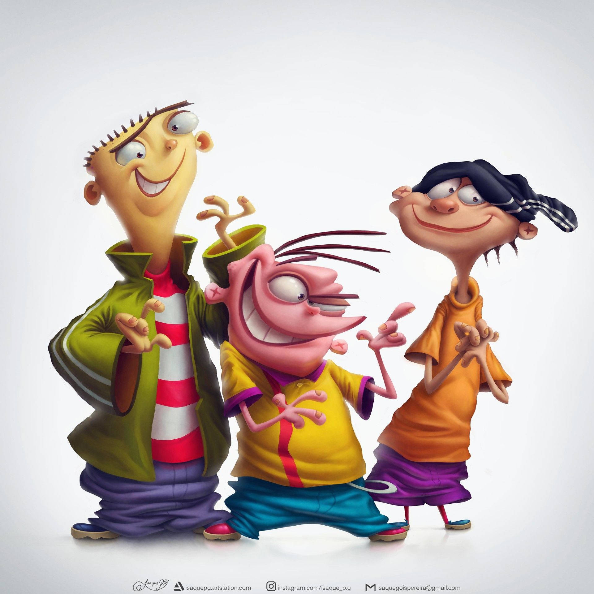 Ed Edd N Eddy, cartoon friends, exaggerated expressions, Full HD Desktop Wallpaper