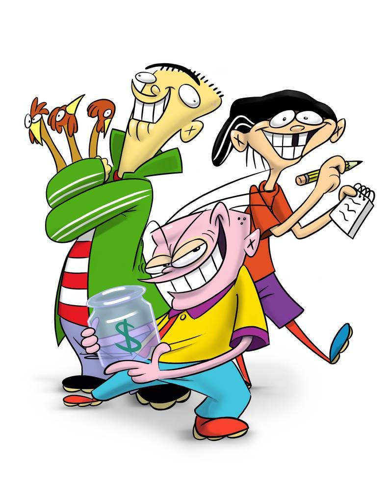 Ed Edd N Eddy, Ed, jar of money, SD Phone Wallpaper