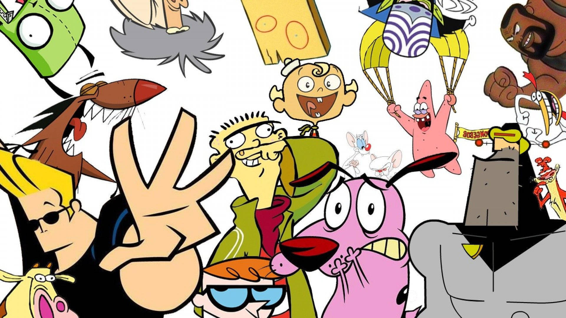 Ed, cartoon characters, bright colors, Full HD Desktop Wallpaper