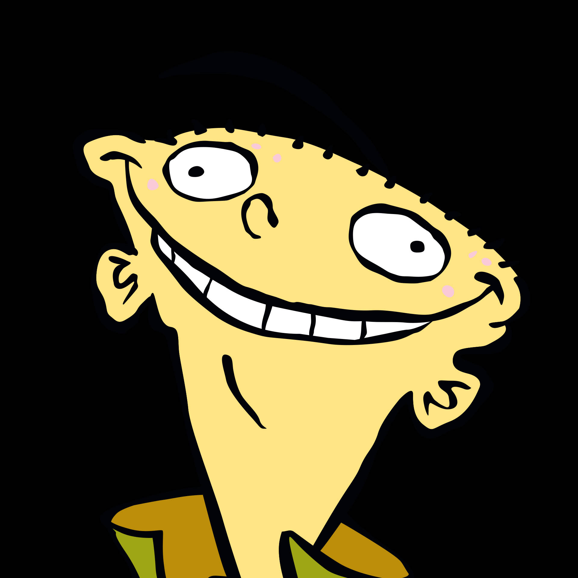 Ed, smiling, cartoon character, Full HD Desktop Wallpaper