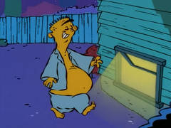 Ed, blue pajamas, red object, SD Desktop Wallpaper