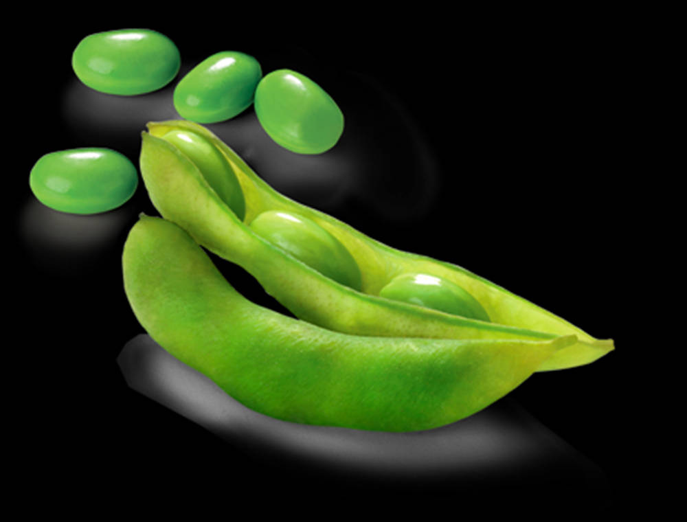 edamame beans, pod, vibrant green, SD Desktop Wallpaper