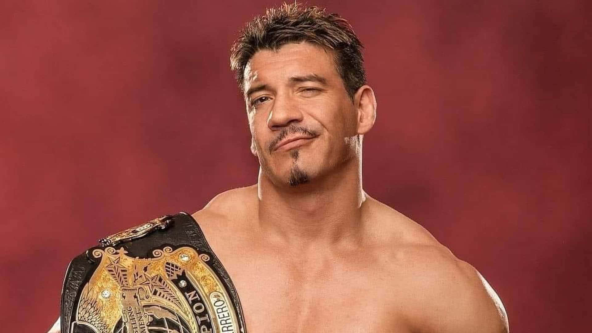Eddie Guerrero, championship belt, goatee, Full HD Desktop Wallpaper