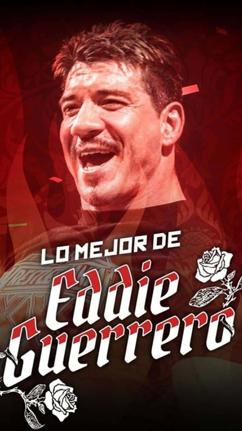 Eddie Guerrero, red-toned, white roses, HD Phone Wallpaper