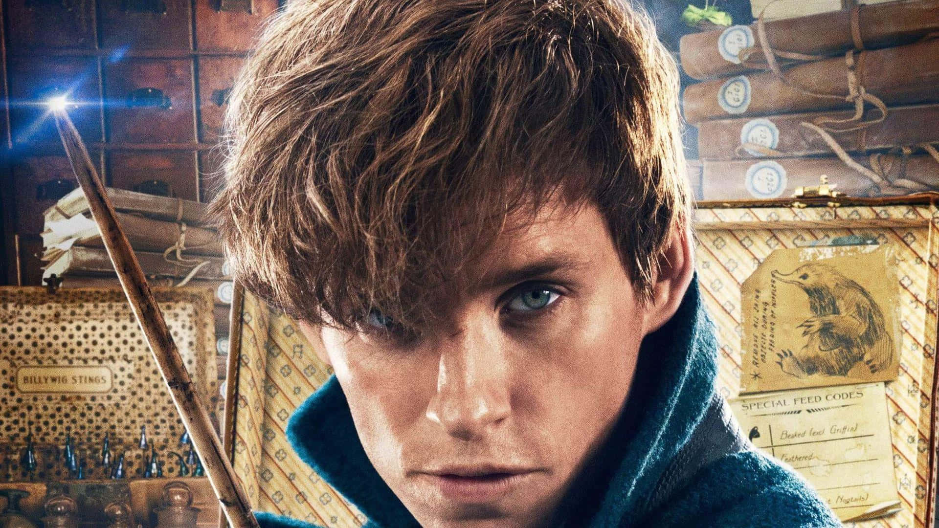 Eddie Redmayne, classic suit, intense blue eyes, Full HD Desktop Wallpaper