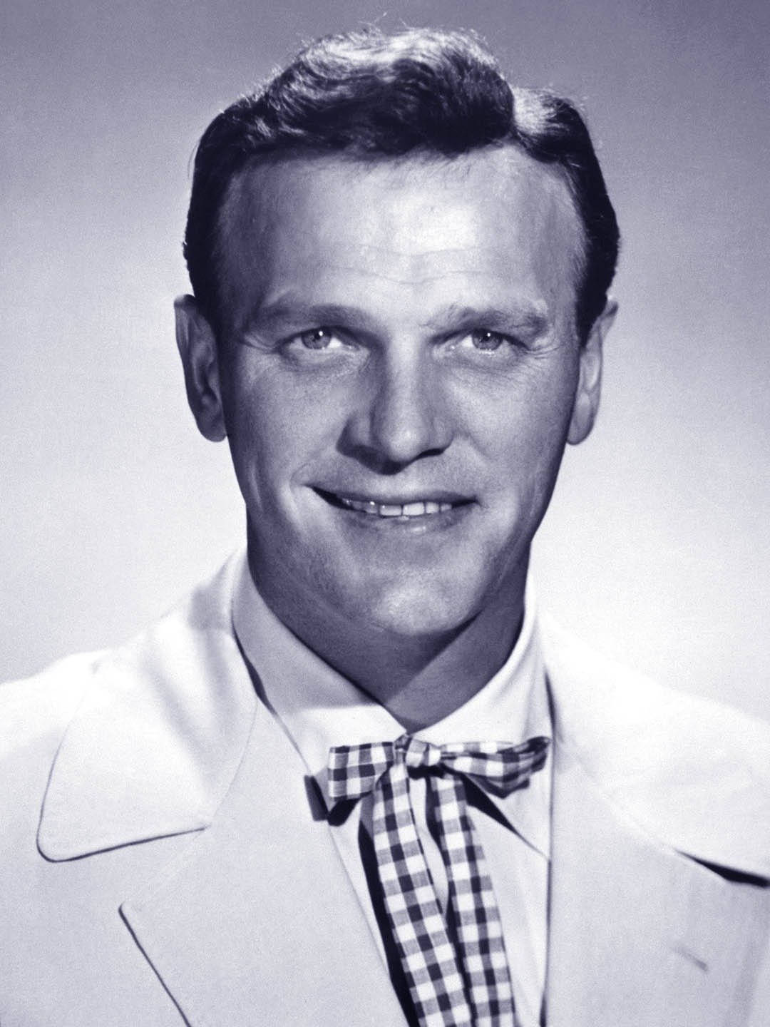 Eddy Arnold, light suit, checkered bow tie, HD Phone Wallpaper