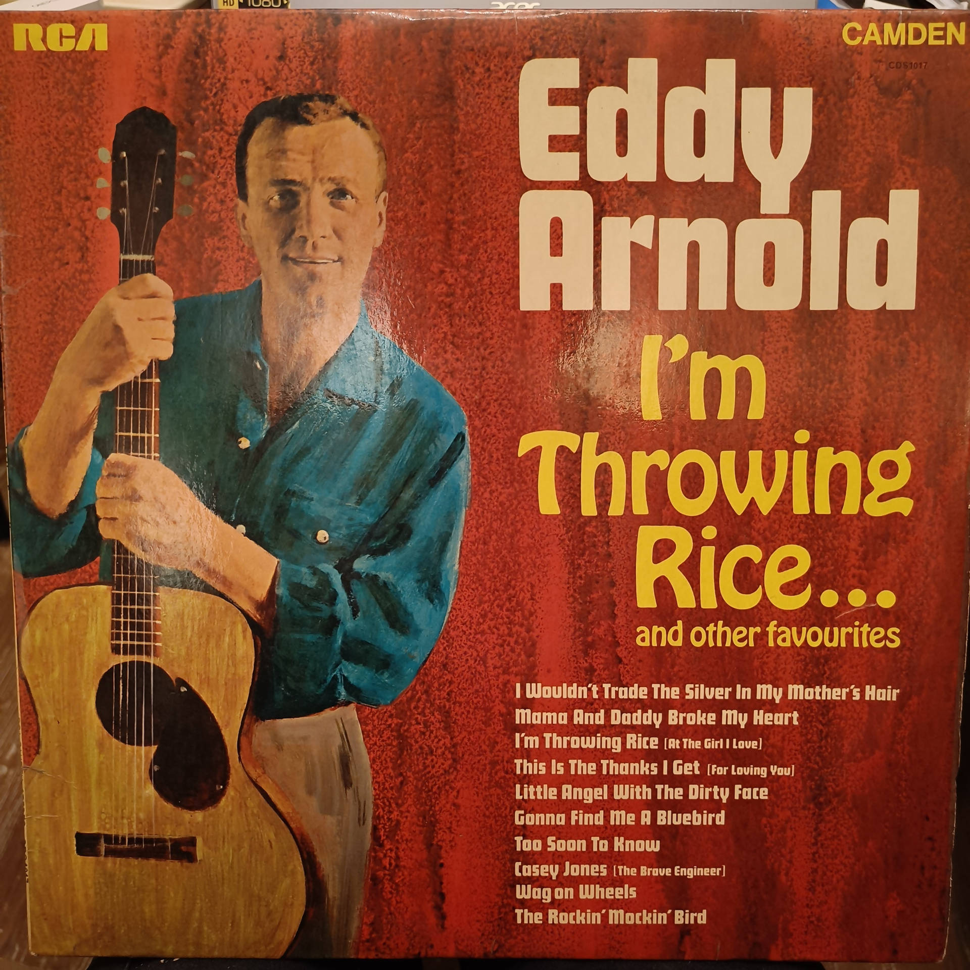 Eddy Arnold, I'm Throwing Rice, vinyl cover, Full HD Desktop Wallpaper