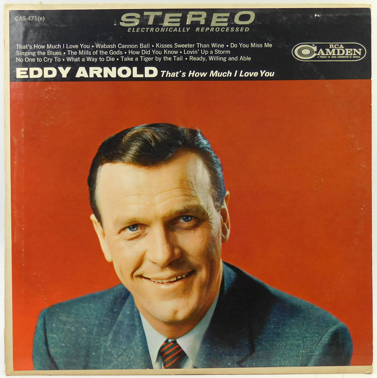 Eddy Arnold, That's How Much I Love, vinyl record cover, HD Phone Wallpaper