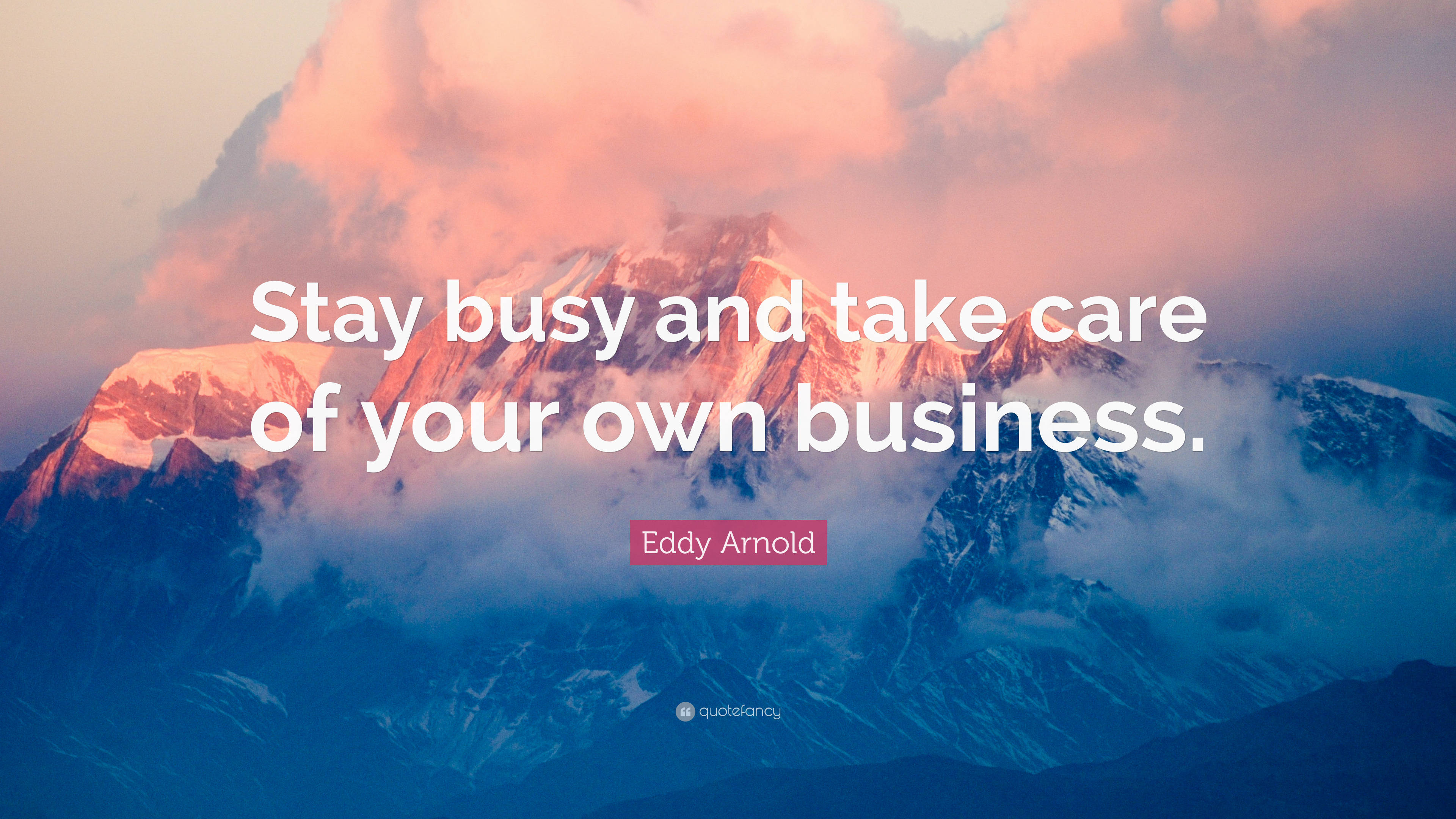 Eddy Arnold, mountain background, snowcapped mountain peaks, 4K Desktop Wallpaper