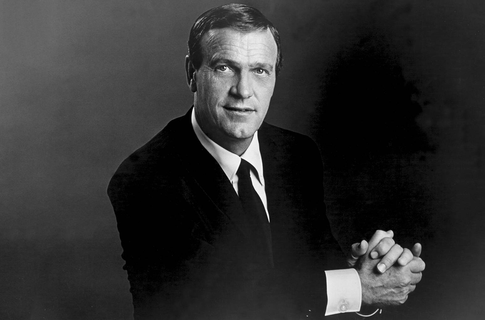 Eddy Arnold, black and white portrait, suit, HD Desktop Wallpaper