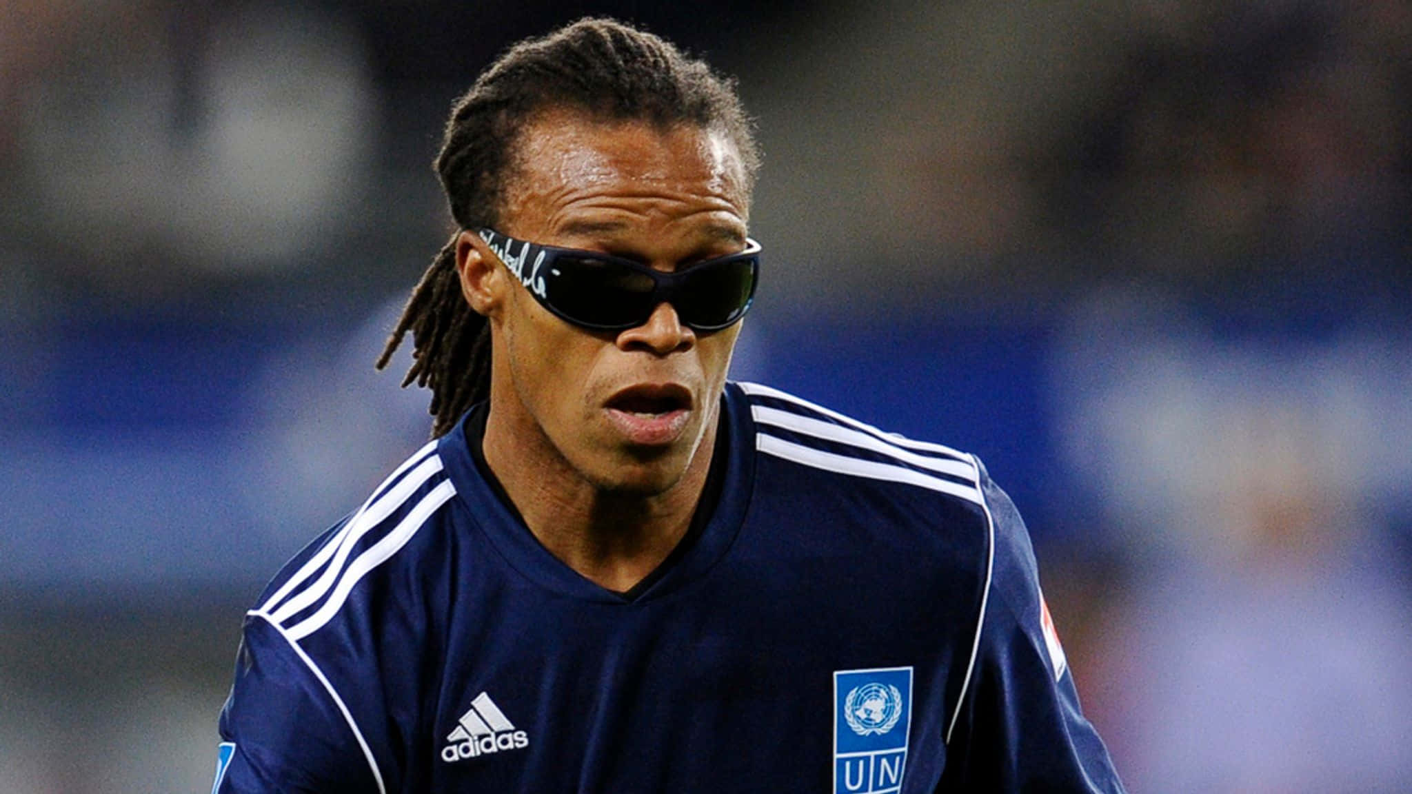 Edgar Davids, dreadlocks, black sunglasses, Full HD Desktop Wallpaper