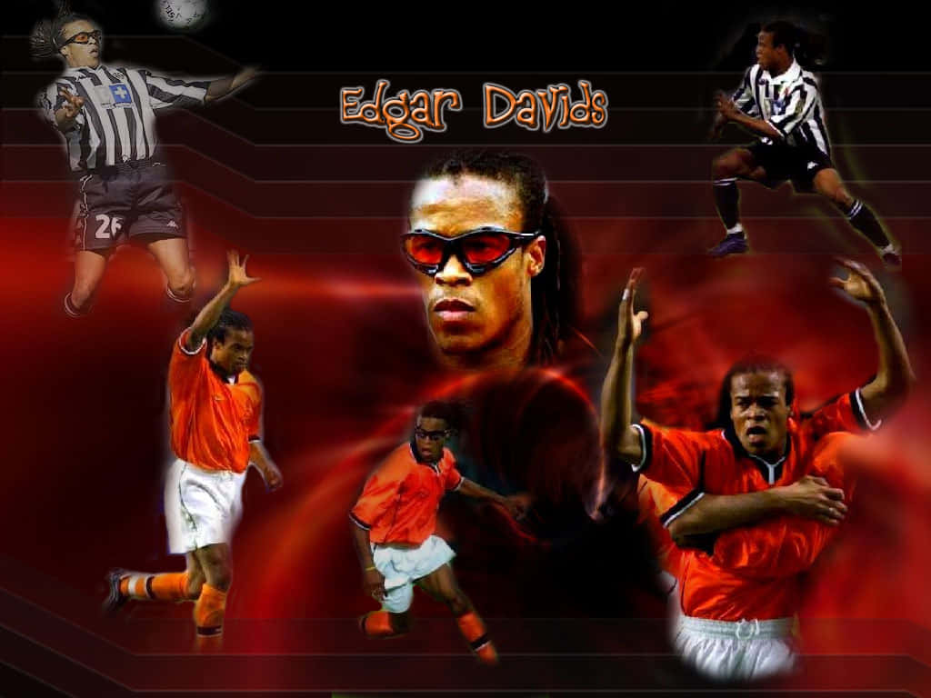 Edgar Davids, soccer player, action poses, SD Desktop Wallpaper