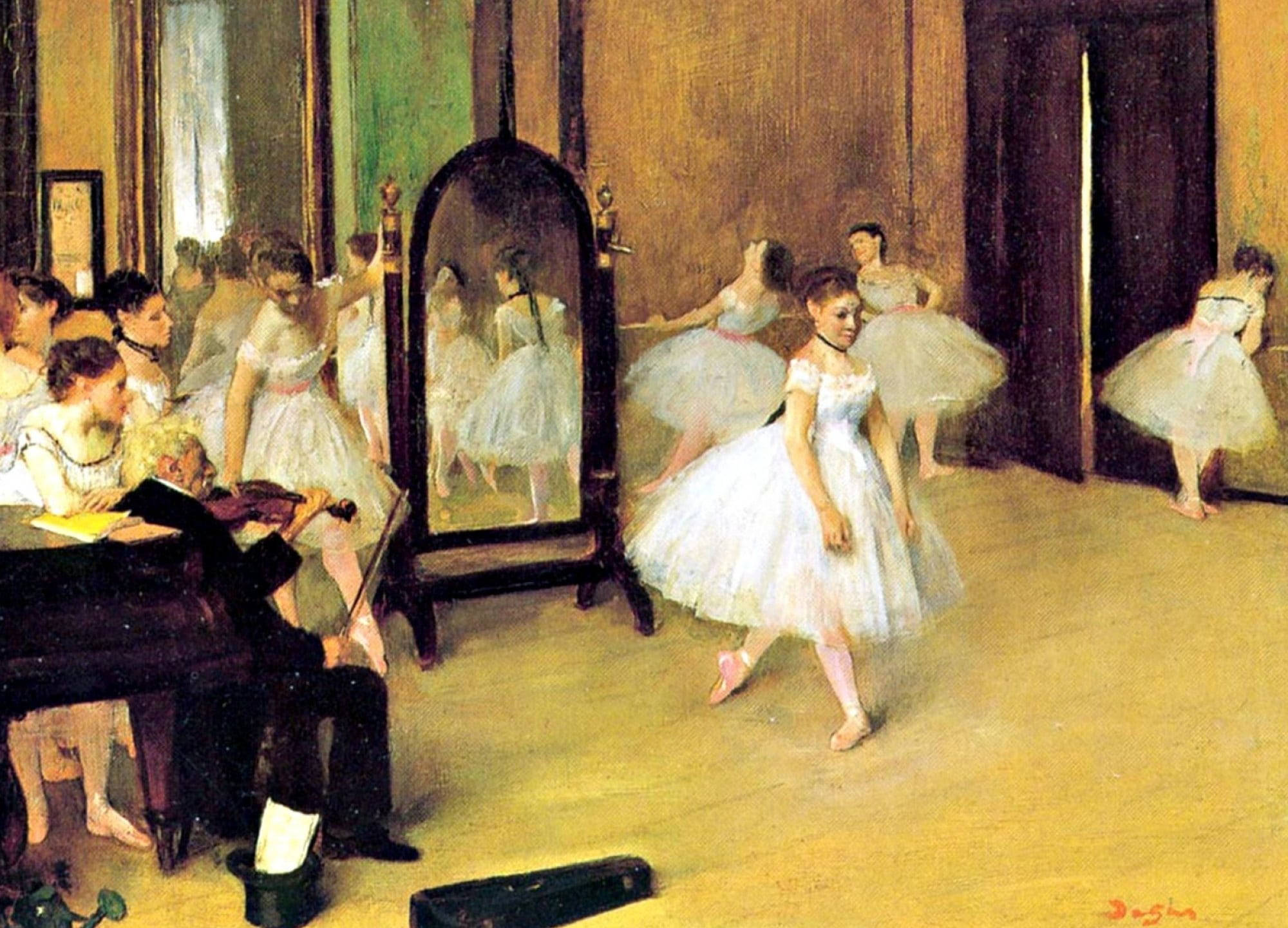 Edgar Degas, Impressionism, ballet dancers, Full HD Desktop Wallpaper