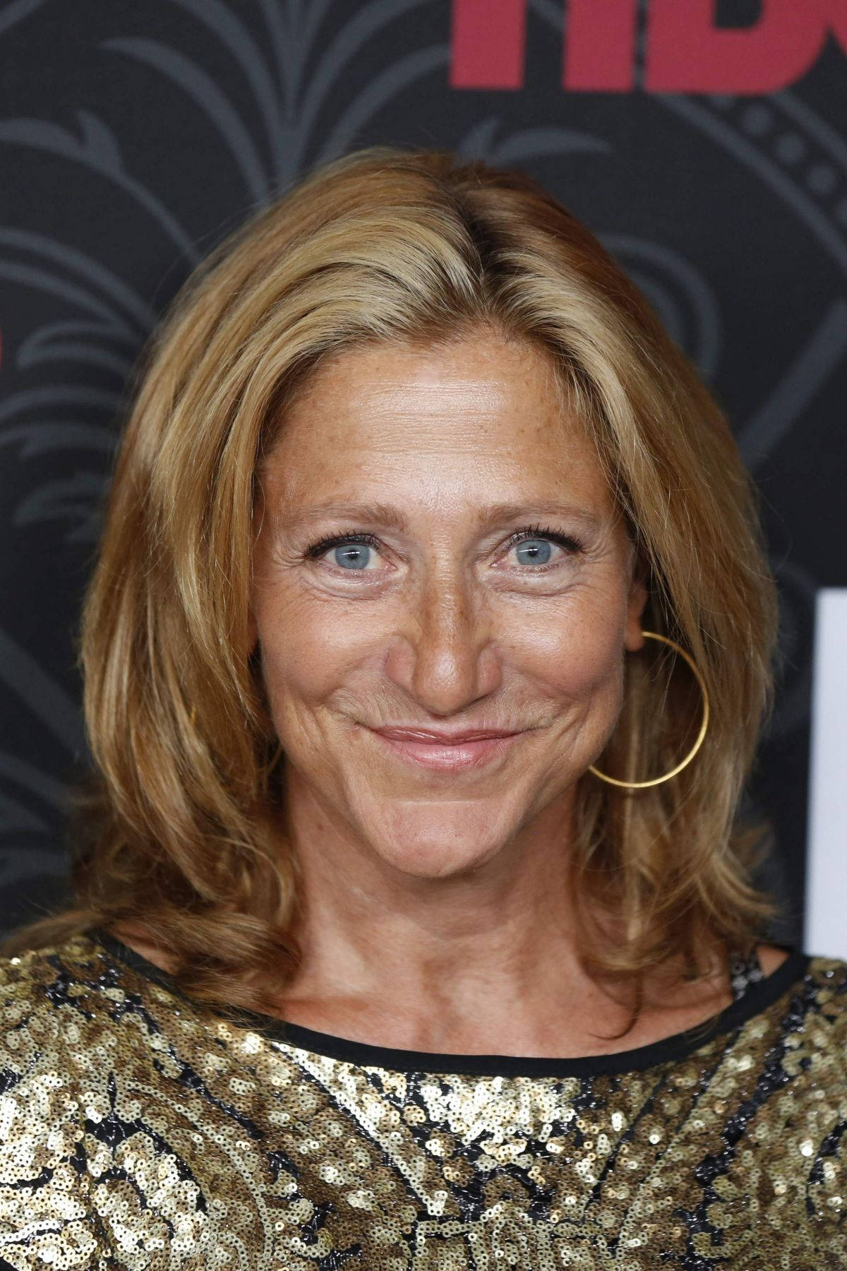 Edie Falco, blonde hair, blue eyes, HD Phone Wallpaper