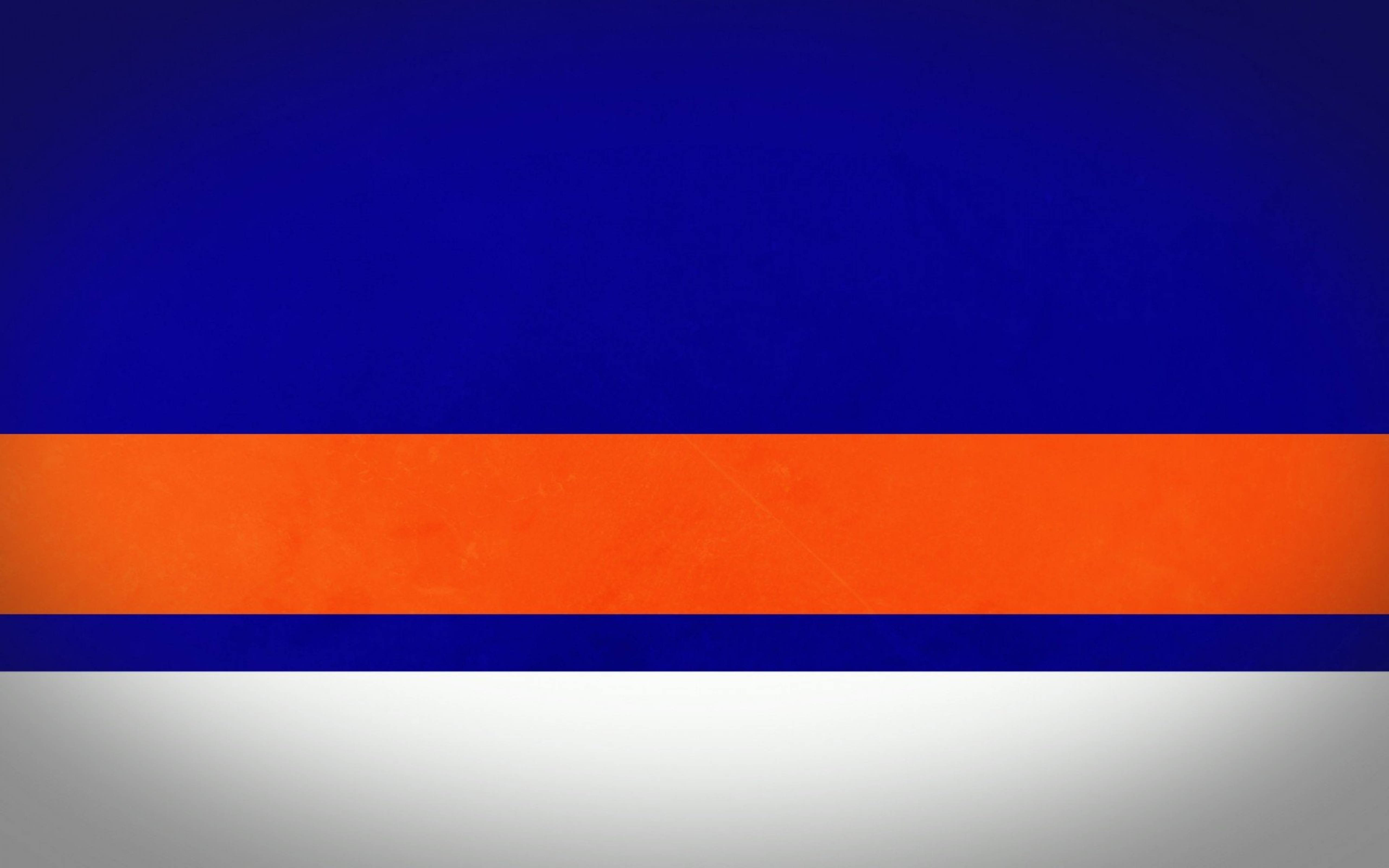 Edmonton Oilers, deep blue, orange, 5K Desktop Wallpaper