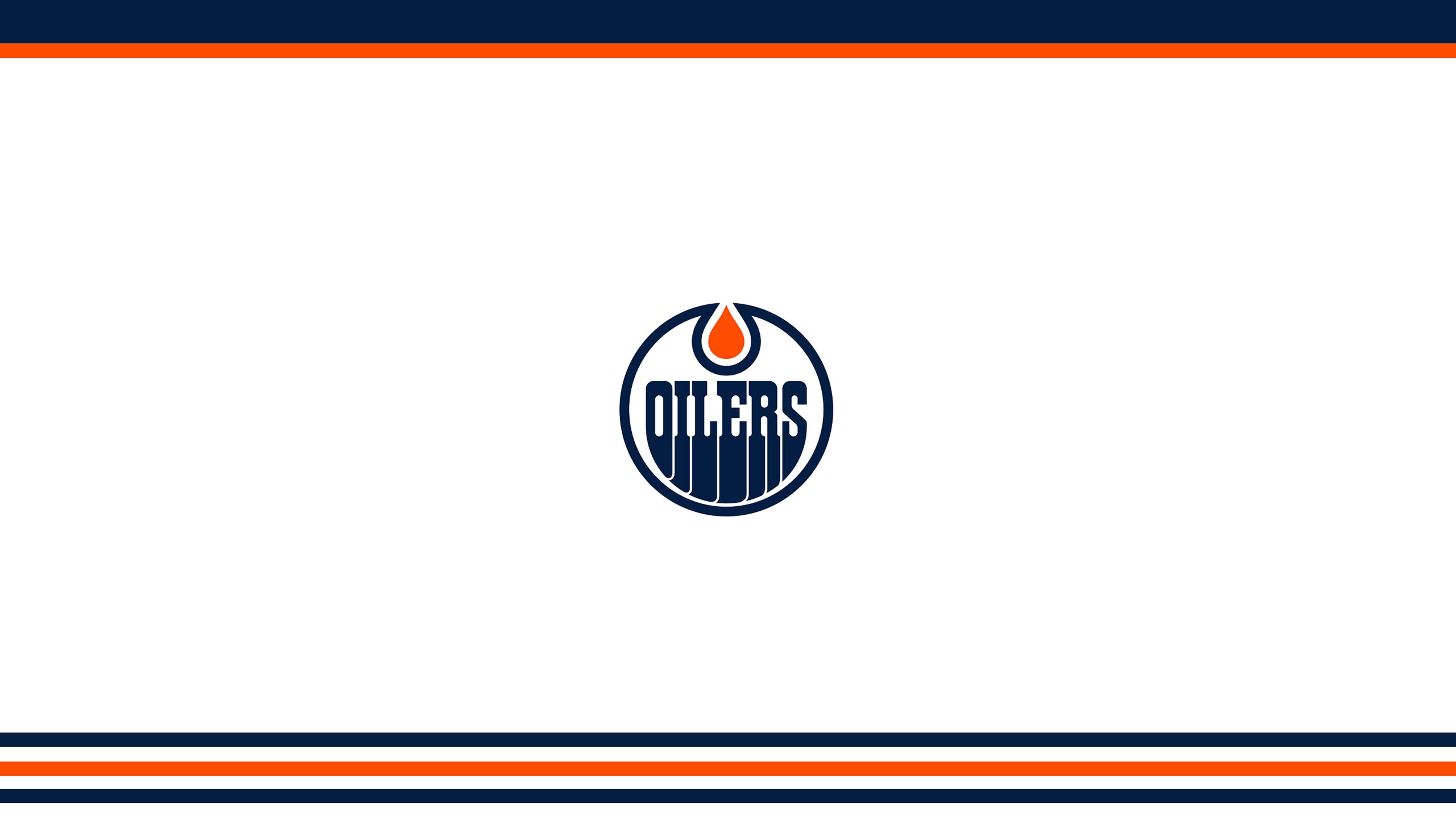 Edmonton Oilers, Edmonton Oilers logo, white background, 5K Desktop Wallpaper