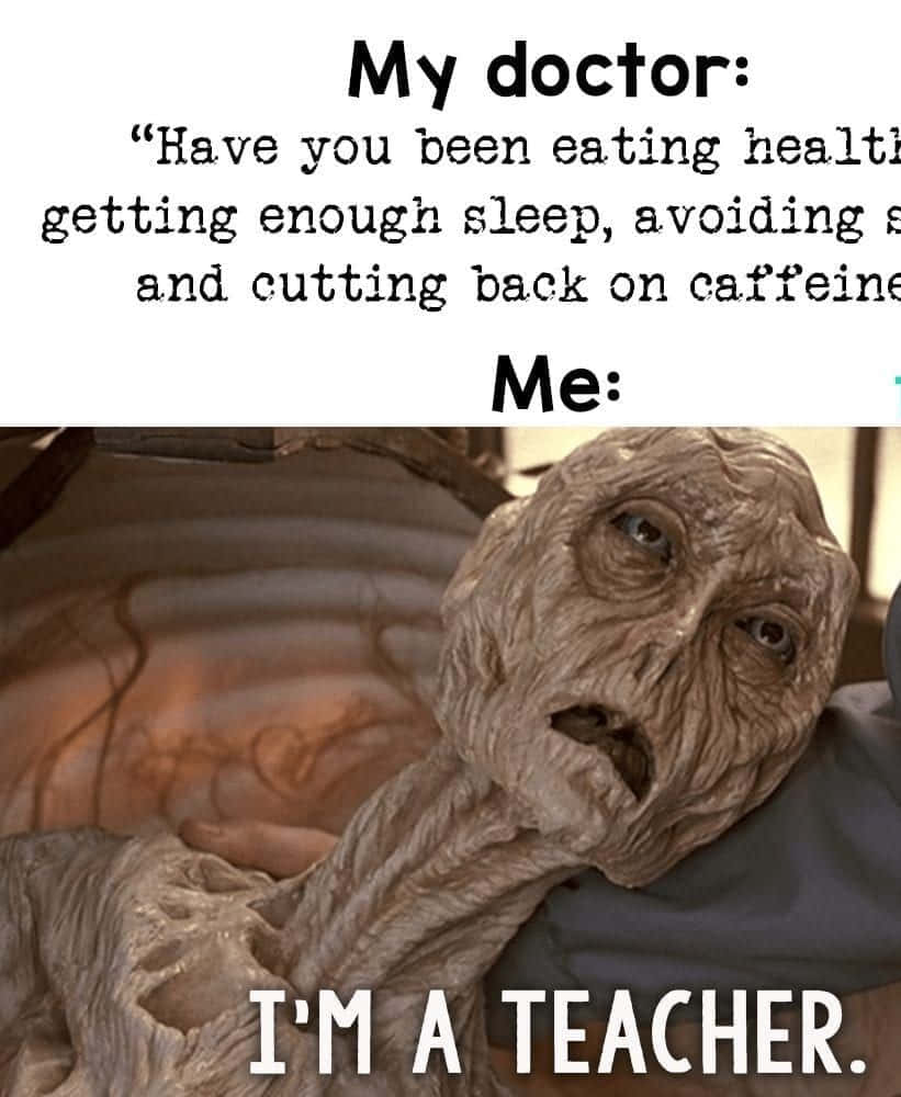 educational memes, 821 x 1000, wrinkled alien character, SD Phone Wallpaper