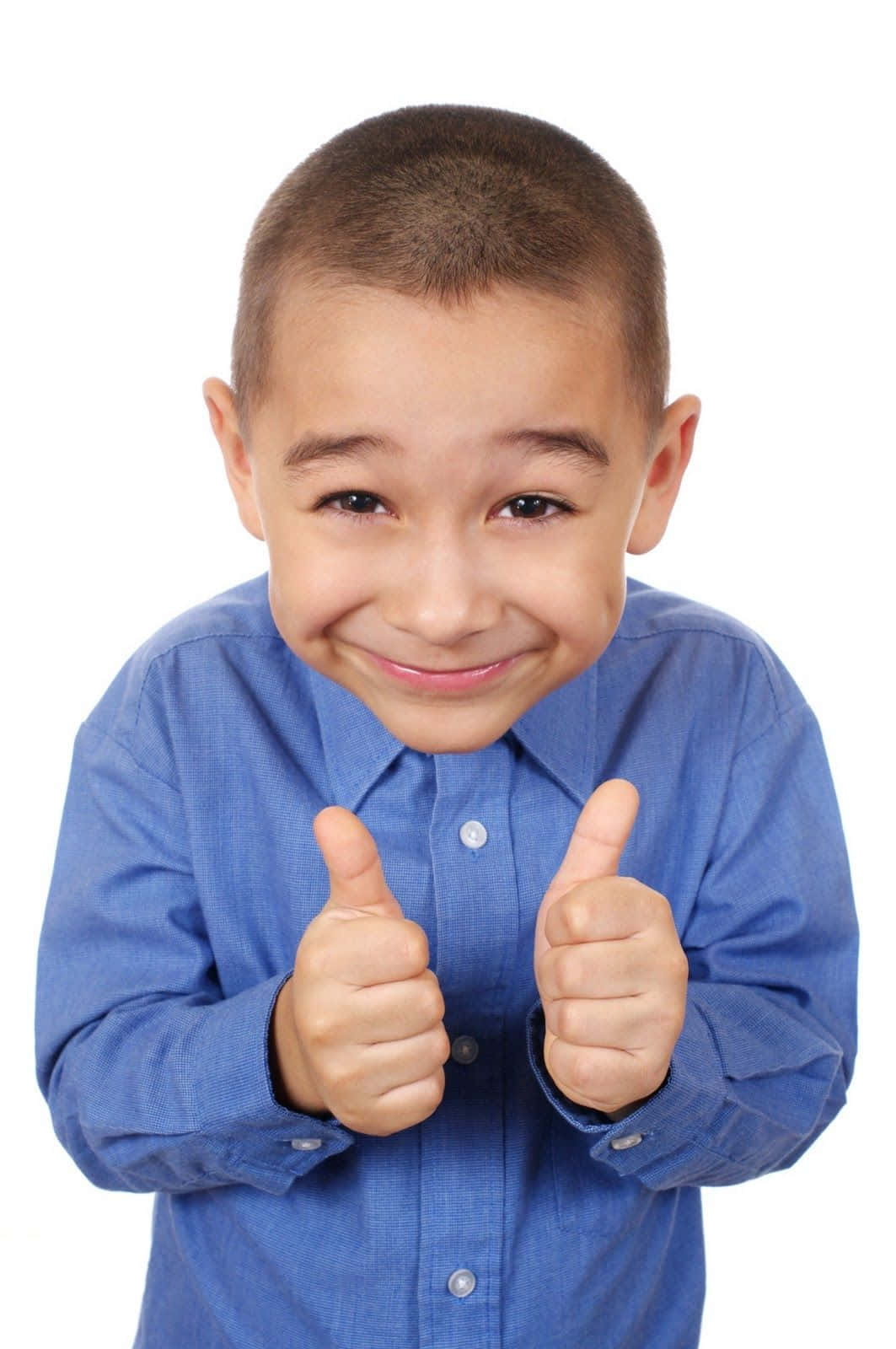 young boy, blue shirt, thumbs up, HD Phone Wallpaper