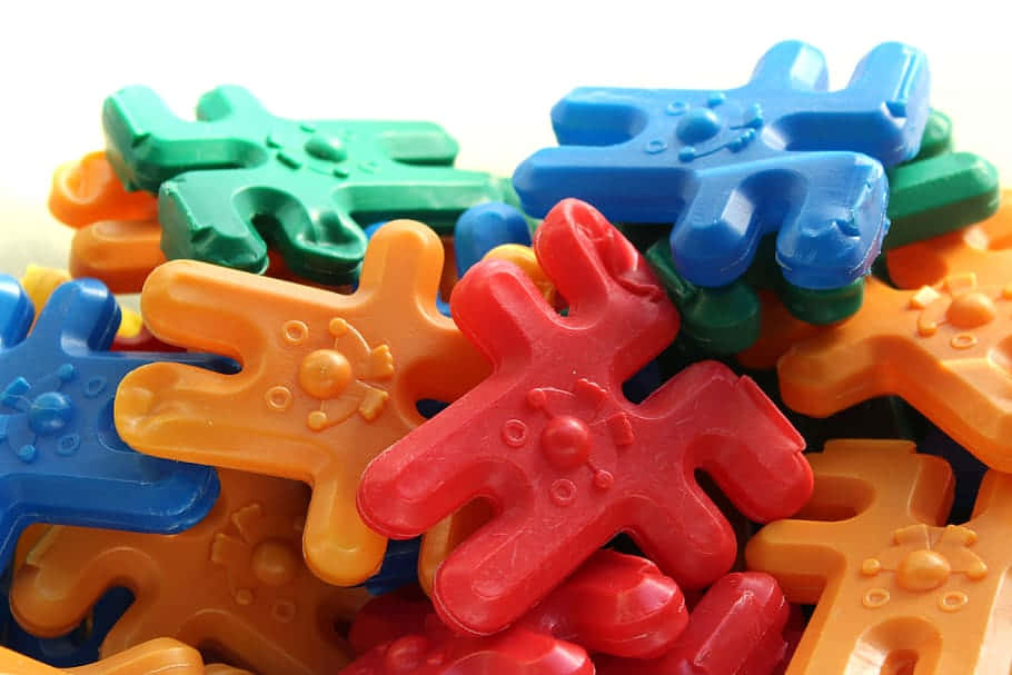 educational toys, red, blue, SD Desktop Wallpaper