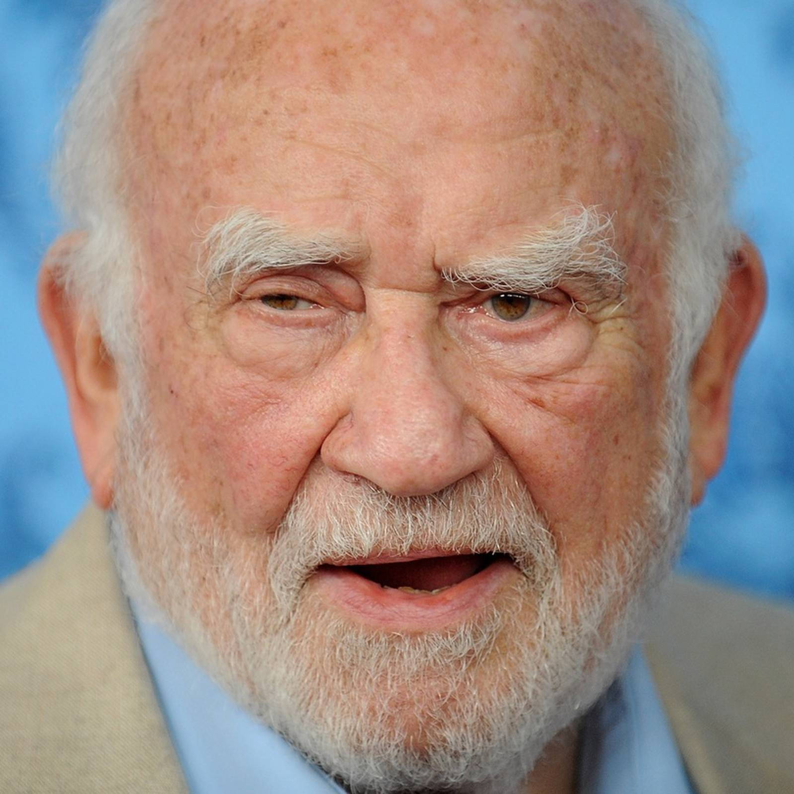 Edward Asner, gray beard, close up, HD Desktop Wallpaper