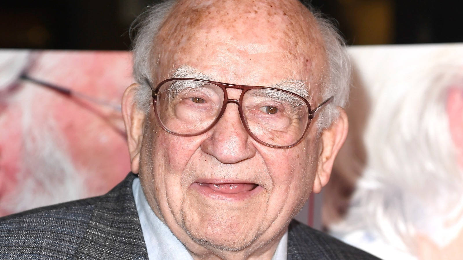 Edward Asner, round glasses, thick-rimmed glasses, HD Desktop Wallpaper