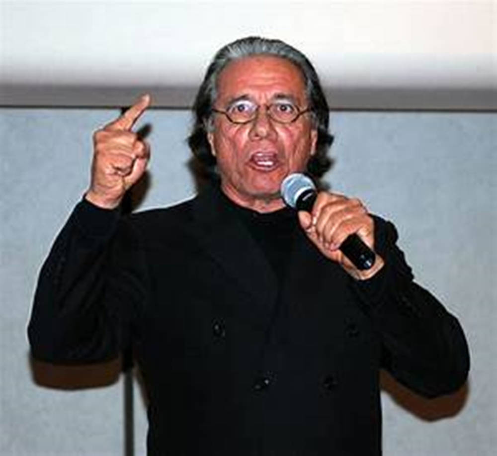 Edward James Olmos, microphone, glasses, SD Desktop Wallpaper