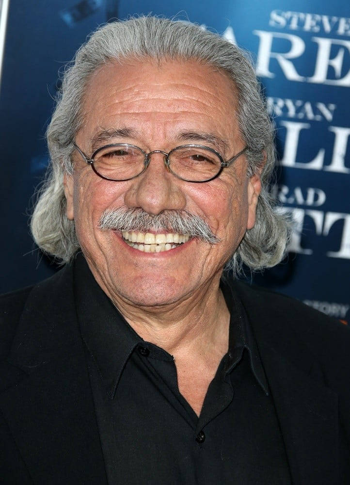 Edward James Olmos, gray hair, glasses, SD Phone Wallpaper
