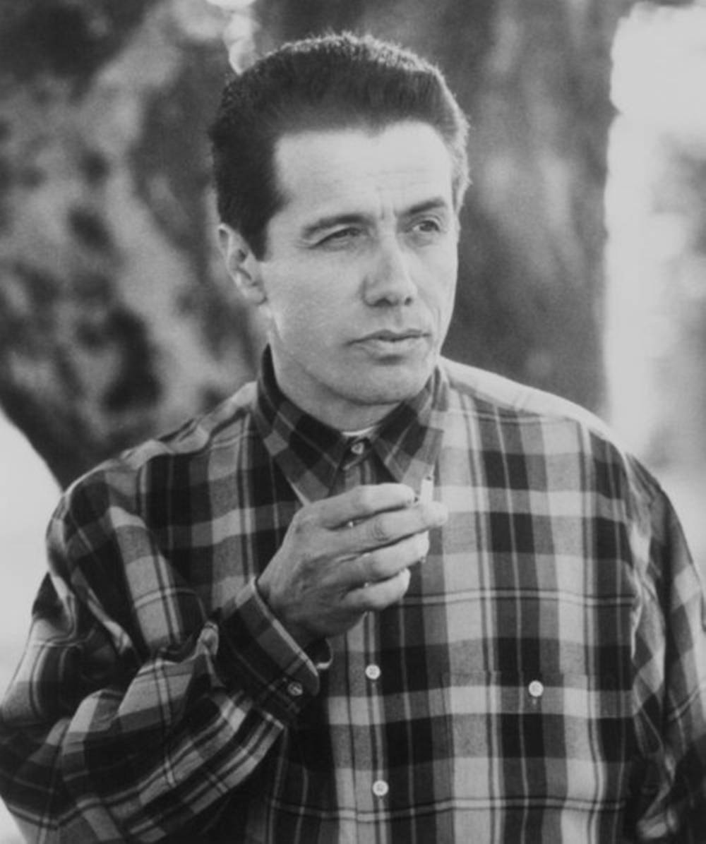 Edward James Olmos, checkered polo, plaid shirt, SD Phone Wallpaper