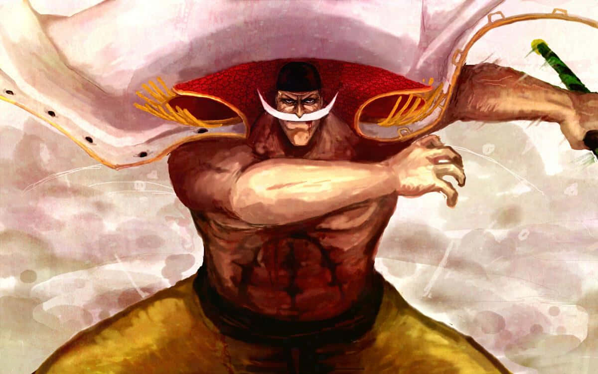 Edward Newgate, white mustache, red cape, SD Desktop Wallpaper