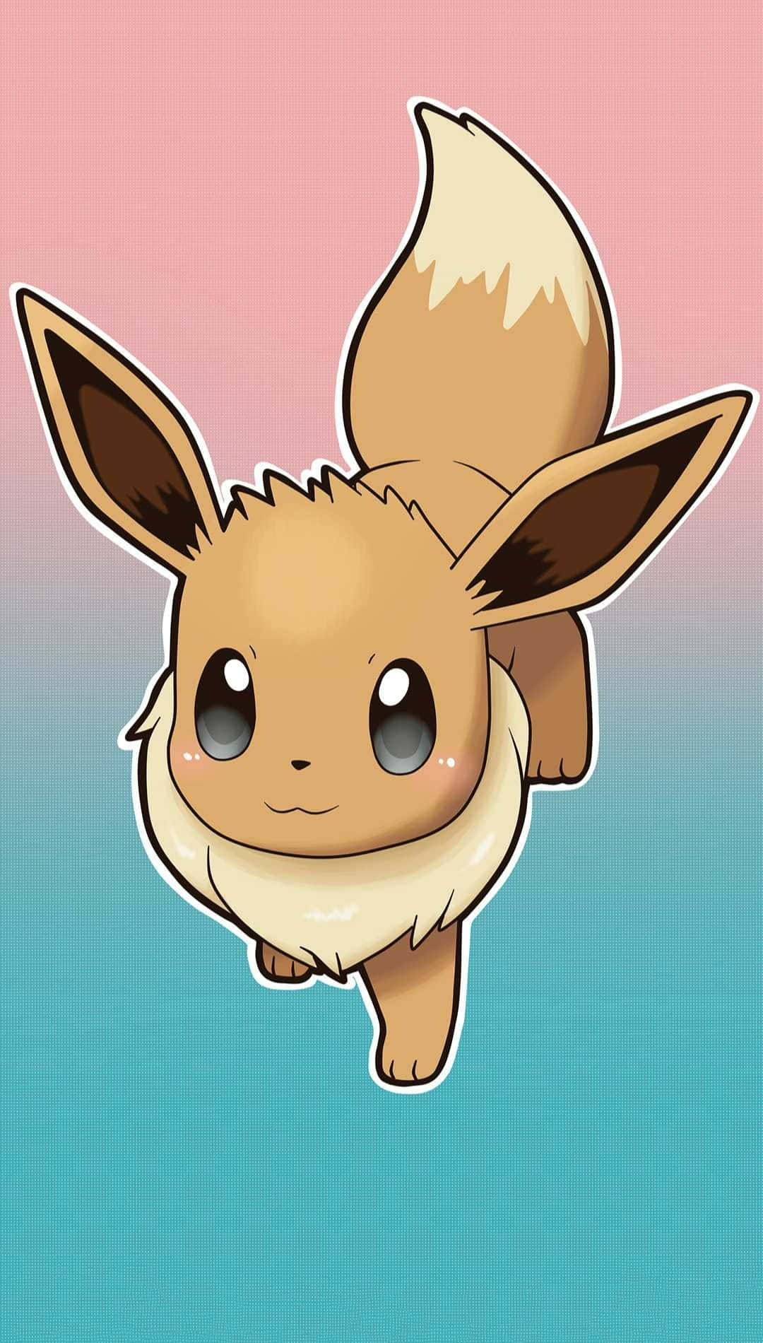 Eevee, big eyes, fluffy tail, HD Phone Wallpaper