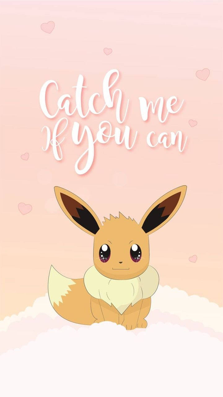 Eevee, iPhone, fluffy clouds, HD Phone Wallpaper