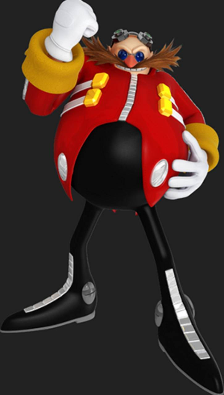 Eggman, red jacket, black torso, HD Phone Wallpaper