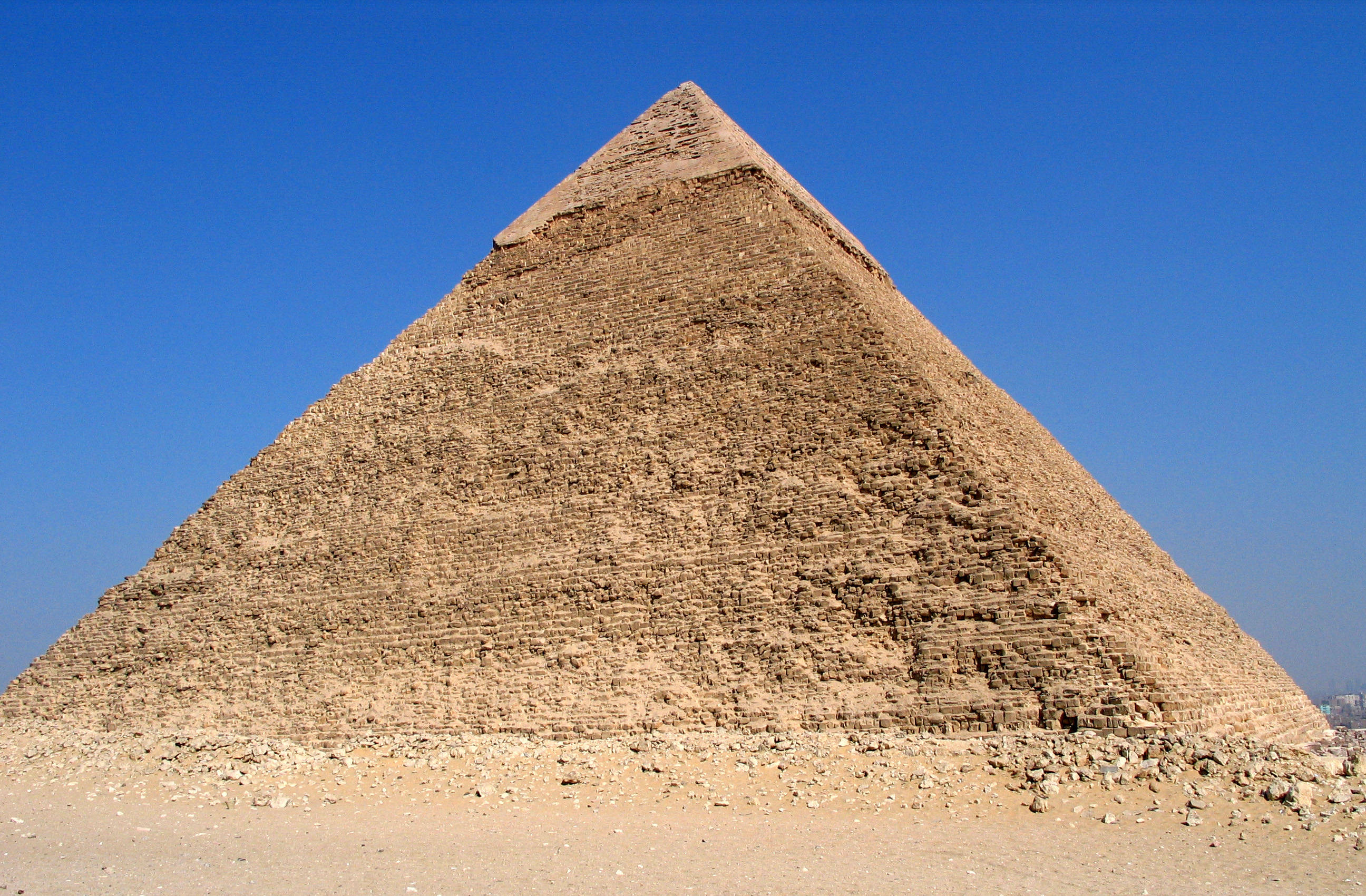 Egypt, single pyramid, ancient pyramid, 2K Desktop Wallpaper