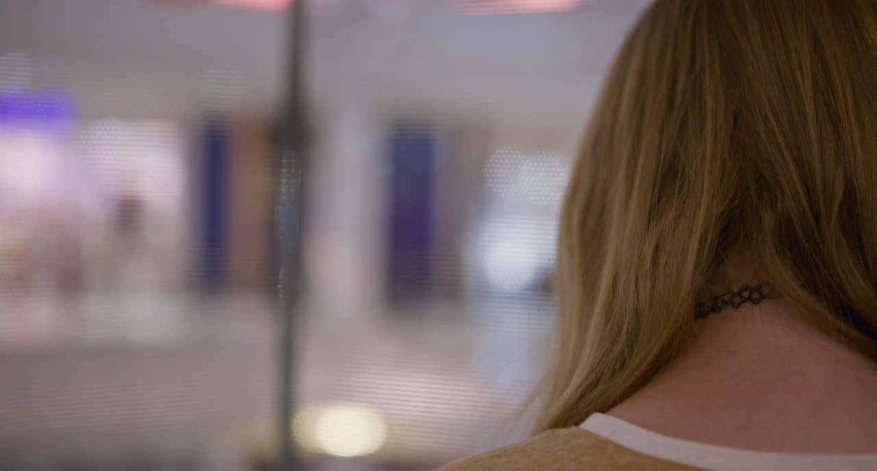 Eighth Grade, blonde hair, choker tattoo, HD Desktop Wallpaper