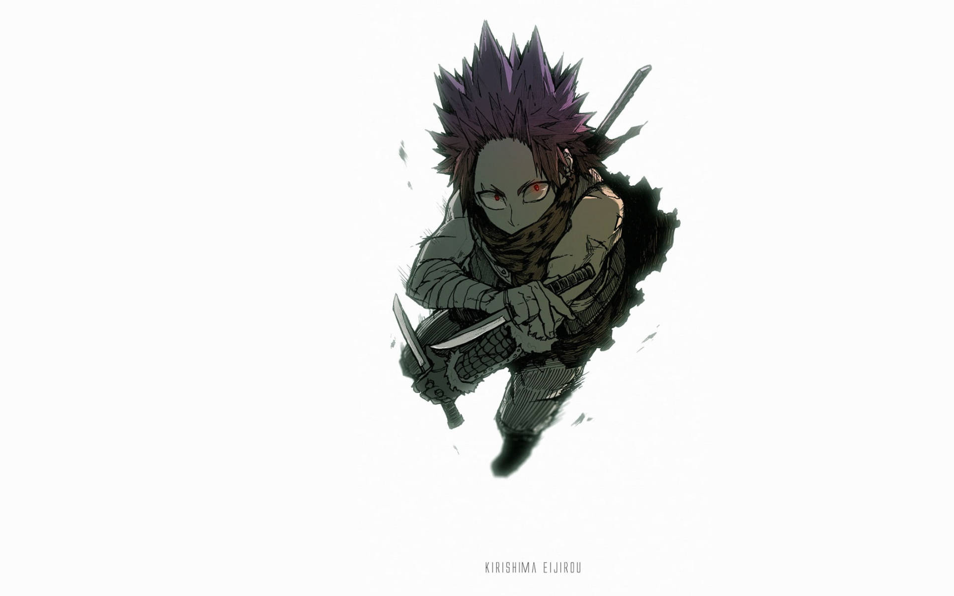 Eijiro Kirishima, daggers, spiky-haired, Full HD Desktop Wallpaper