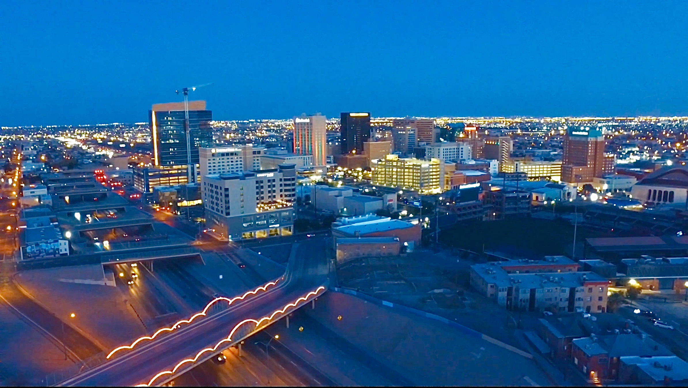 El Paso, cityscape, sunset, Full HD Desktop Wallpaper