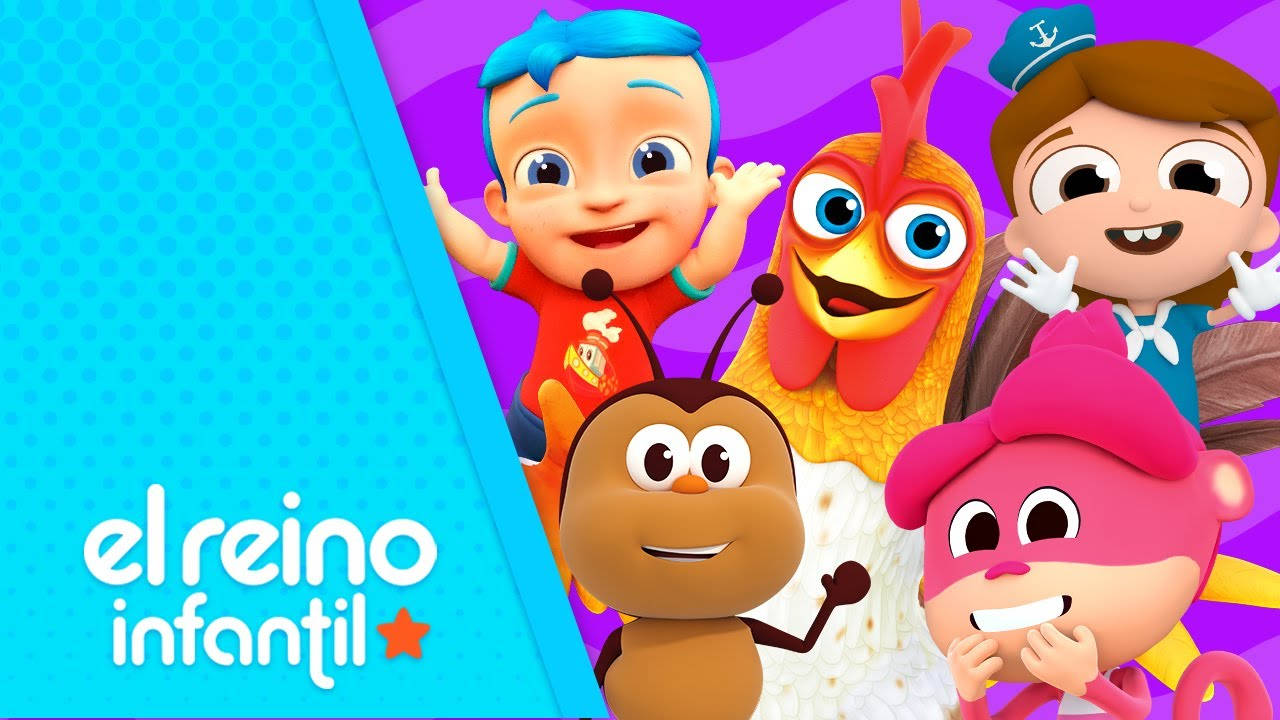 El Reino Infantil, boy chicken, girl wave, HD Desktop Wallpaper