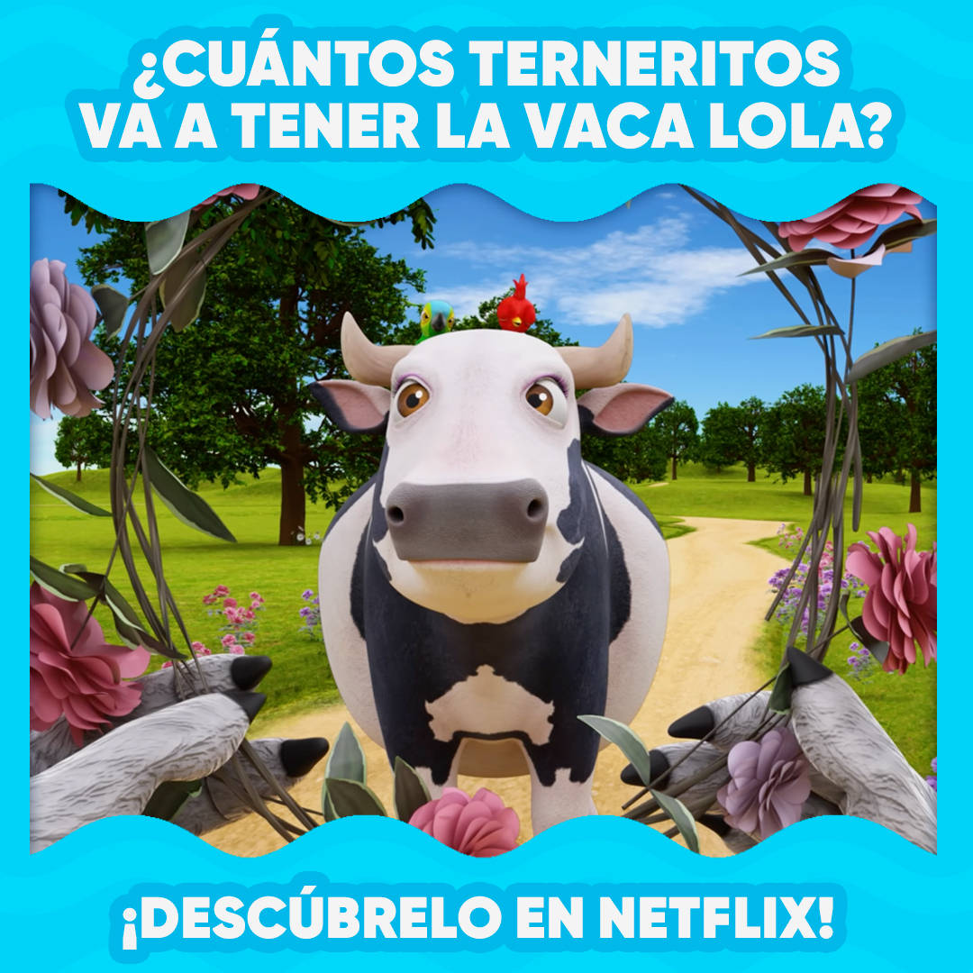 El Reino Infantil, farm cow, sunny meadow, SD Desktop Wallpaper