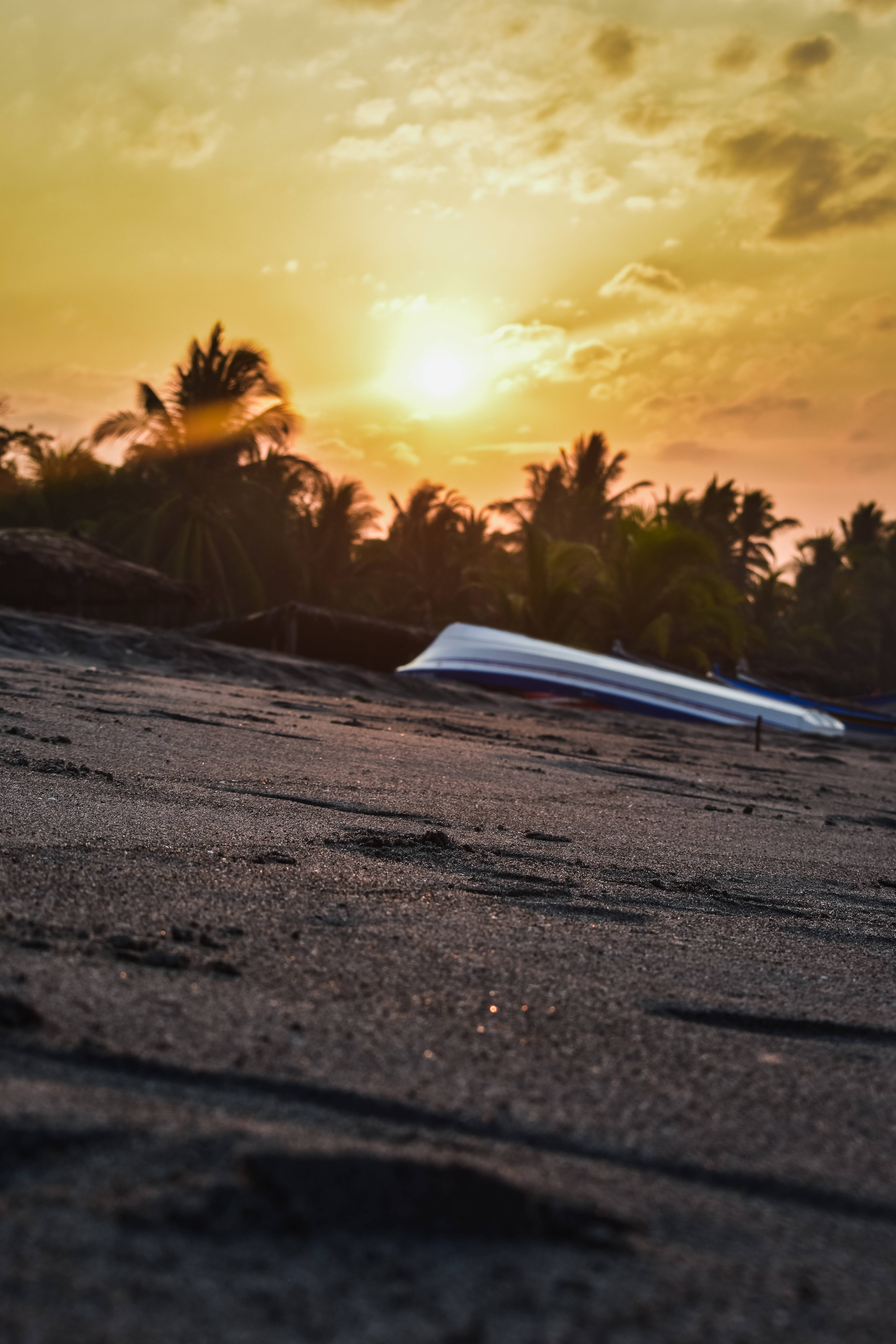 El Salvador, beach, sunset, 5K Phone Wallpaper