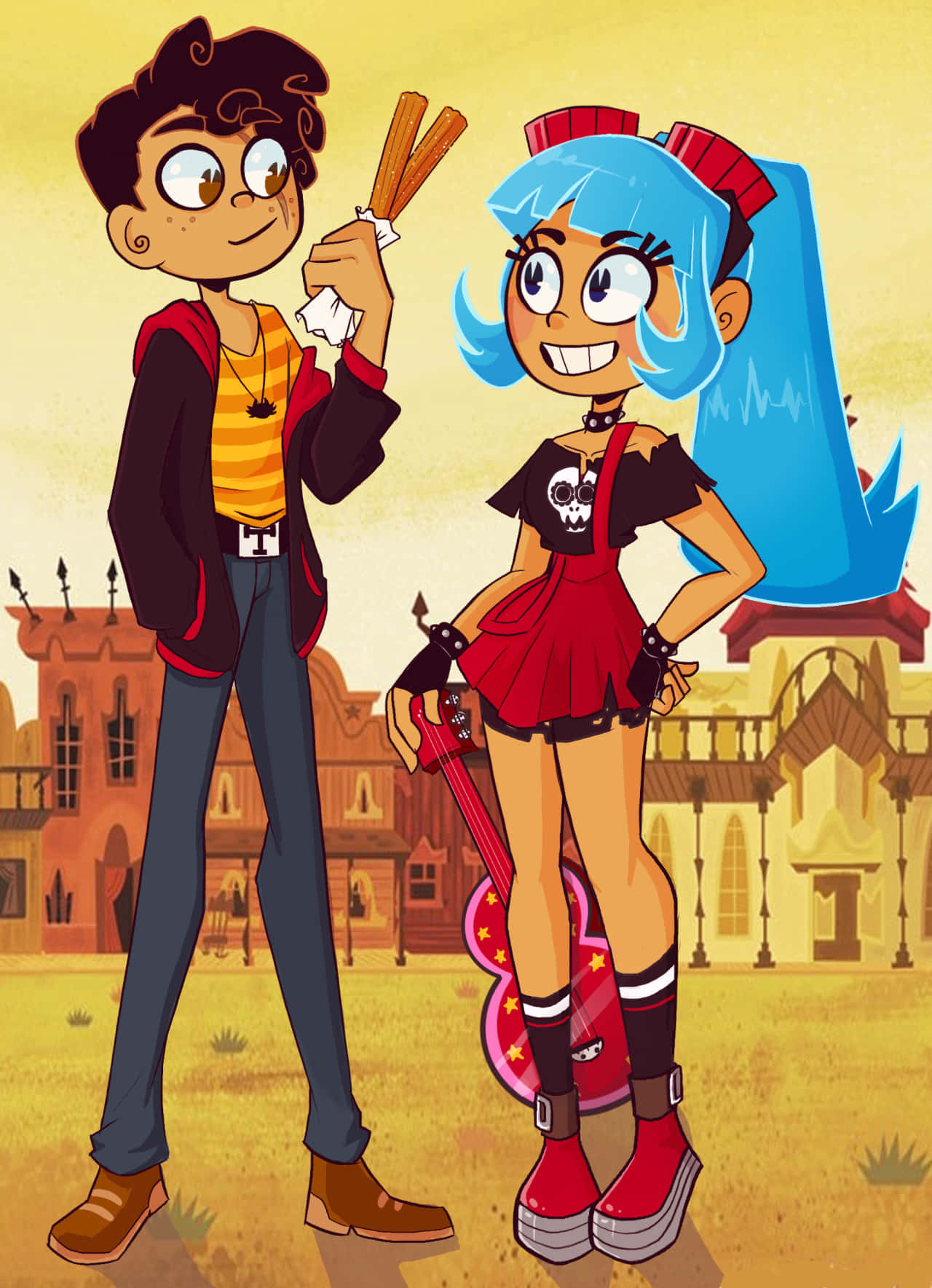 El Tigre: The Adventures of Manny Rivera, Manny Rivera, desert town, HD Phone Wallpaper