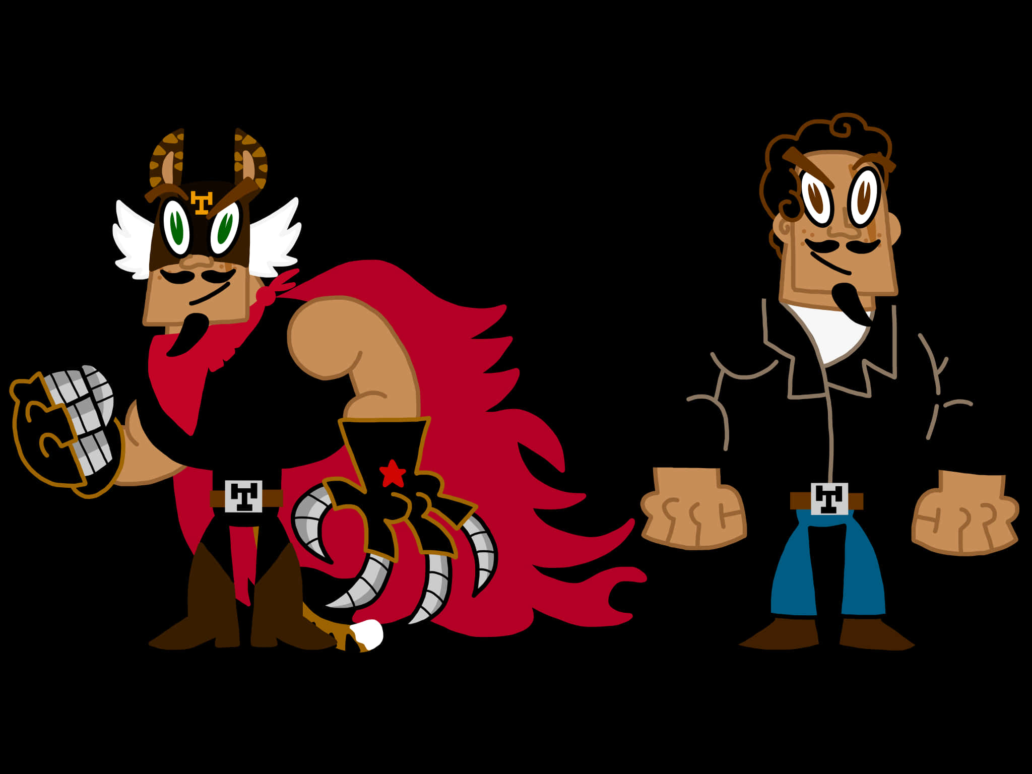 El Tigre, The Adventures Of Manny Rivera, red cape, Full HD Desktop Wallpaper